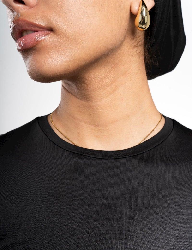 Beyond Women's Black Basic long sleeve top - Image 3